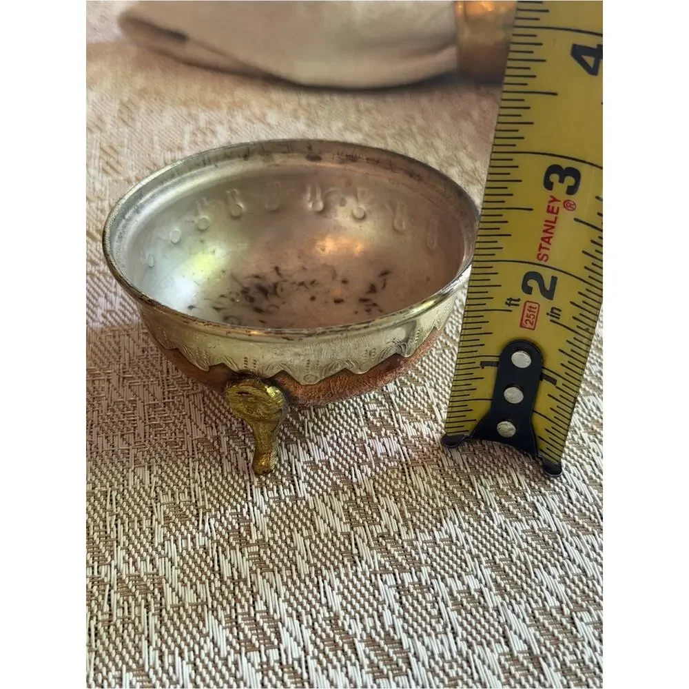 Multi metal copper brass covered container 4